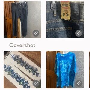 NEW Urban pipeline42x30 & 5X pocket tie-die 35Lx33W